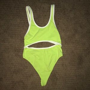 Urban Outfitters sporty cutout bodysuit